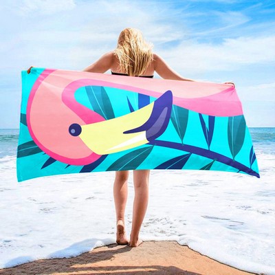 Summer Ultra Absorbent Microfiber Quick Dry Bath Beach Towel 63"x32"