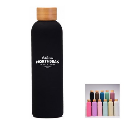 20 Oz. Stainless Steel Insulated Water Bottle with Screw-on Lid