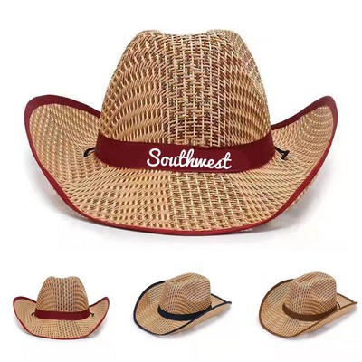 Handcrafted Straw Cowboy Hat