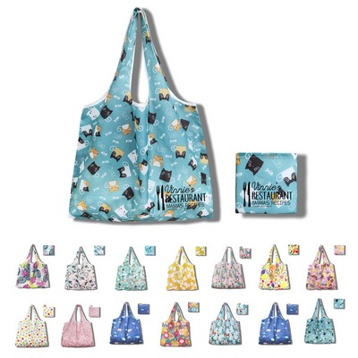 Tear-resistant Foldable Grocery Tote Bag