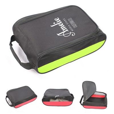 Dustproof Zippered Golf Shoe Bag