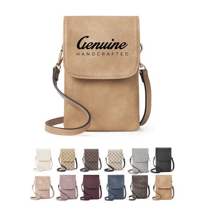 Pu Leather Cell Phone Bag