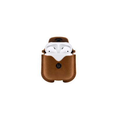 Twelve South Airsnap For Airpods In Cognac