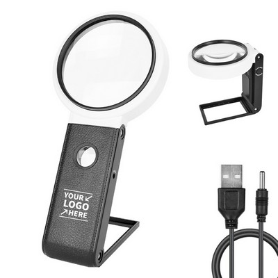 Magnifying Glass with Light and Stand