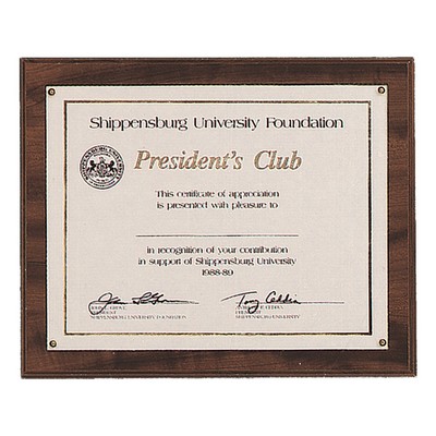 Walnut Finish Photo/Certificate Holder