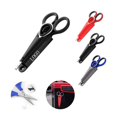Multi-purpose Stainless Steel Fishing Scissors with Hook Remover and Line Cutter