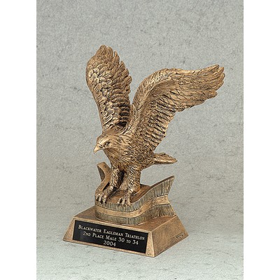 Eagle Head On Black Base