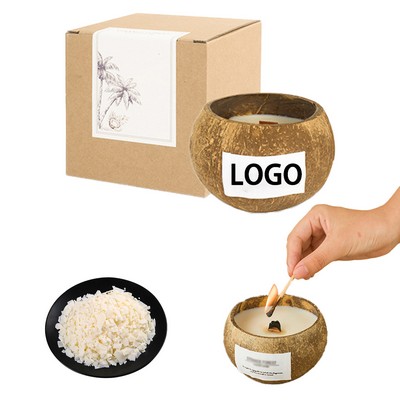 Coconut Shell Aromatherapy Candle