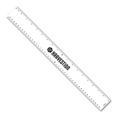 18" Flexible PVC Ruler with Center Finding Scales