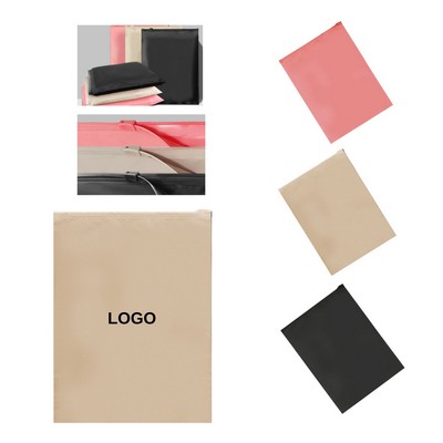 Colored Frosted Zipper Bag