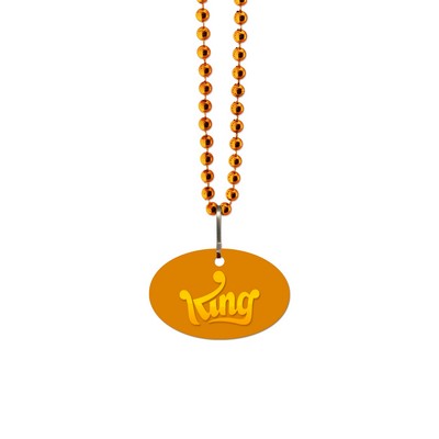 USA Made 1/8" Oval Vinyl Medallion Beads