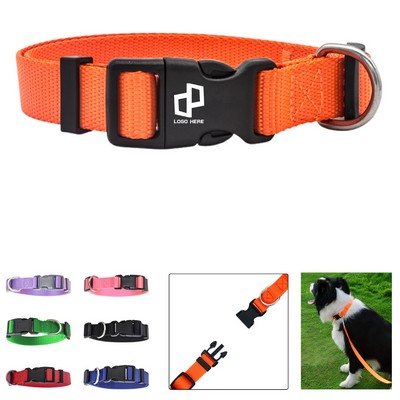 Breathable Nylon Adjustable Dog Collar