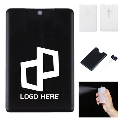 0.7Oz Card Case Plastic Hand Sanitizer Spray Bottles