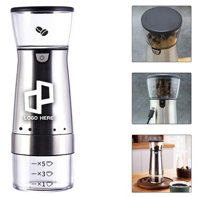 Portable Electric Automatic Coffee Bean Grinder