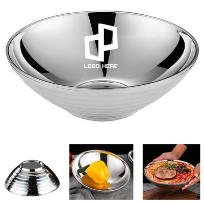 9.45" 201 Stainless Steel Noodles Food Bowl