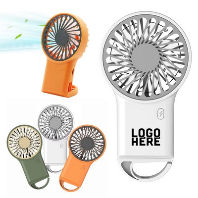Mini Handheld Fan with Hook