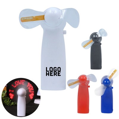 Mini LED Message Fan