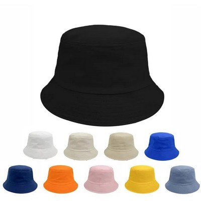 100% Premium Cotton Twill Bucket Hat