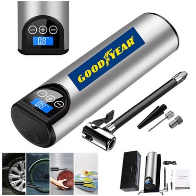 Rechargeable Pump Tire Inflator Air Compressor