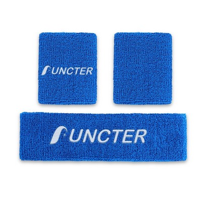 Sports Anti Sweat Wristband & Headband Set