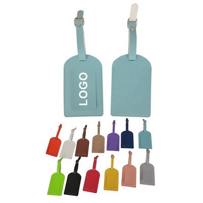PU Leather Luggage Tag