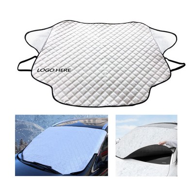 Fast-Remove Car Windshield Snow Cover