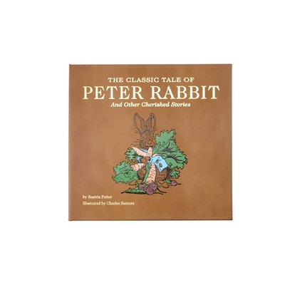 The Classic Tale of Peter Rabbit Leather Bound Book