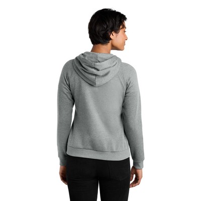 AllMade Women's Organic CVC Fleece Full-Zip Hoodie
