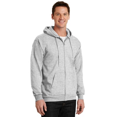 Port & Company Essential Fleece Full-Zip Hooded Sweatshirt