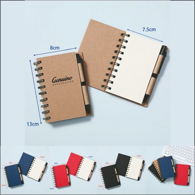 Eco-Friendly Spiral Bound Kraft Notebook