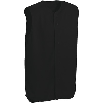 Full Button Adult Baseball Vest
