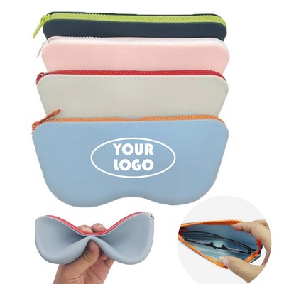 Silicone Zipper Glasses Bag