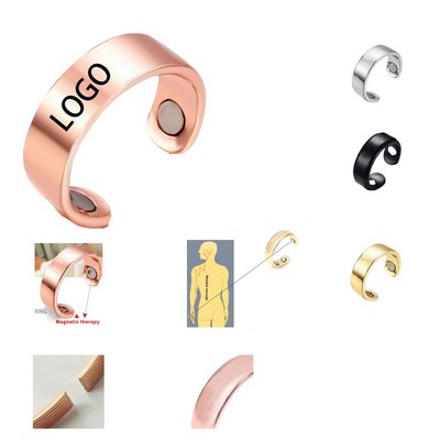 Adjustable Four-Magnet Ring