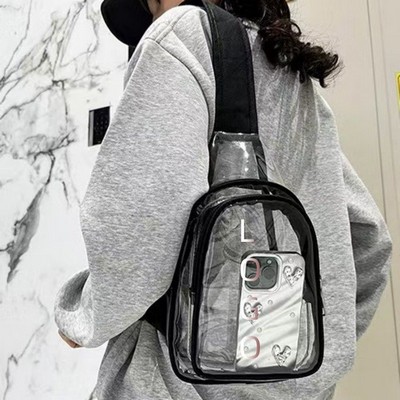 Innovative Transparent PVC Crossbody Bag