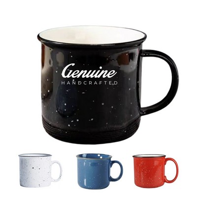 12oz Speckled Ceramic Campfire Mug