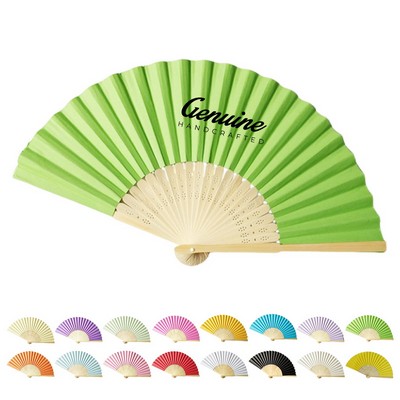 Portable Bamboo Paper Hand Fan