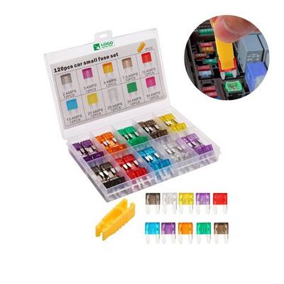 120 Pieces Mini Fuse Car Kit
