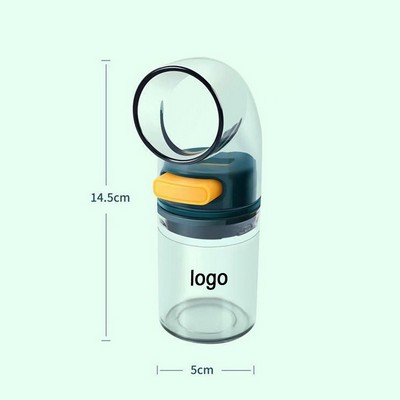 Precision Salt Dispenser with Dual Measuring Cups - Kitchen Essentials