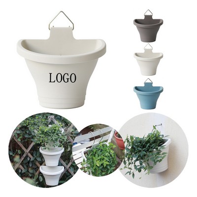 Garden Terrace Wall-mounted Plastic Flower Pot