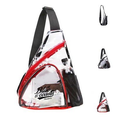 Waterproof Clear Pvc Sling Bag