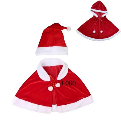 Christmas Women Hooded Cloak