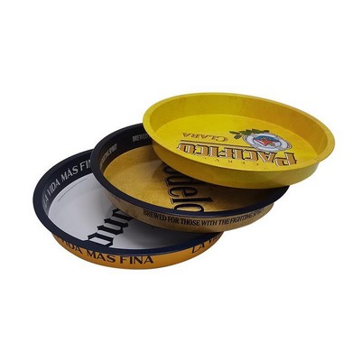 14" Round Metal Serving Trays