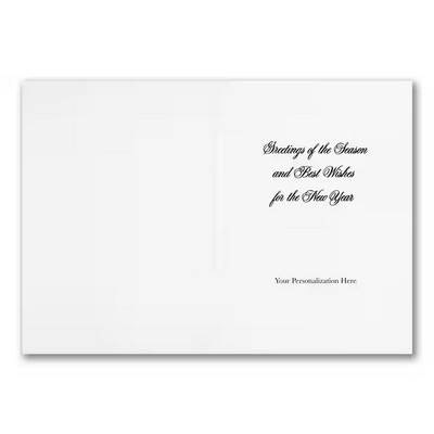 Neutral Pine Holiday Card