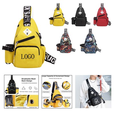 Men's Casual Canvas Crossbody Bag