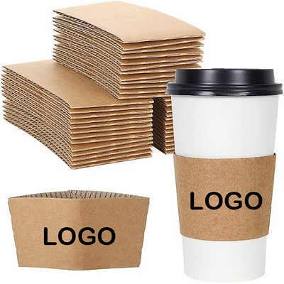 Kraft Coffee Cup Sleeves