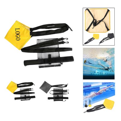 Resistance Drag Swim Training Belt