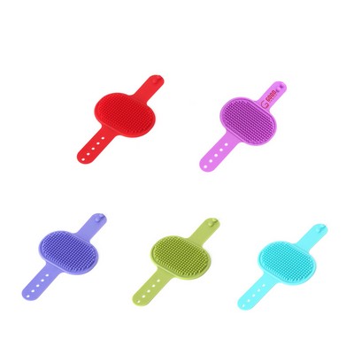 Adjustable Clean Pet Silicone Bath Comb