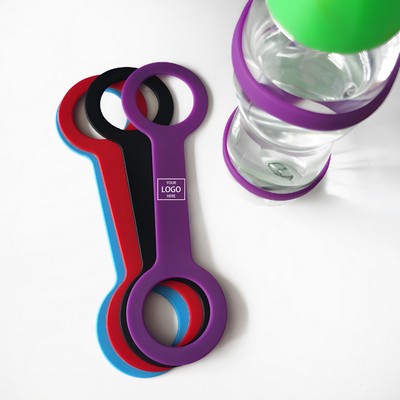 Silicone Water Bottle Wrist Strap
