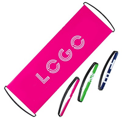 Retractable Handheld Pull-Up Banner