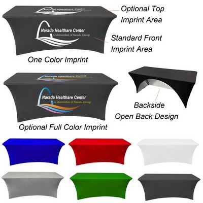 Hemmed Open-Back UltraFit Table Cover